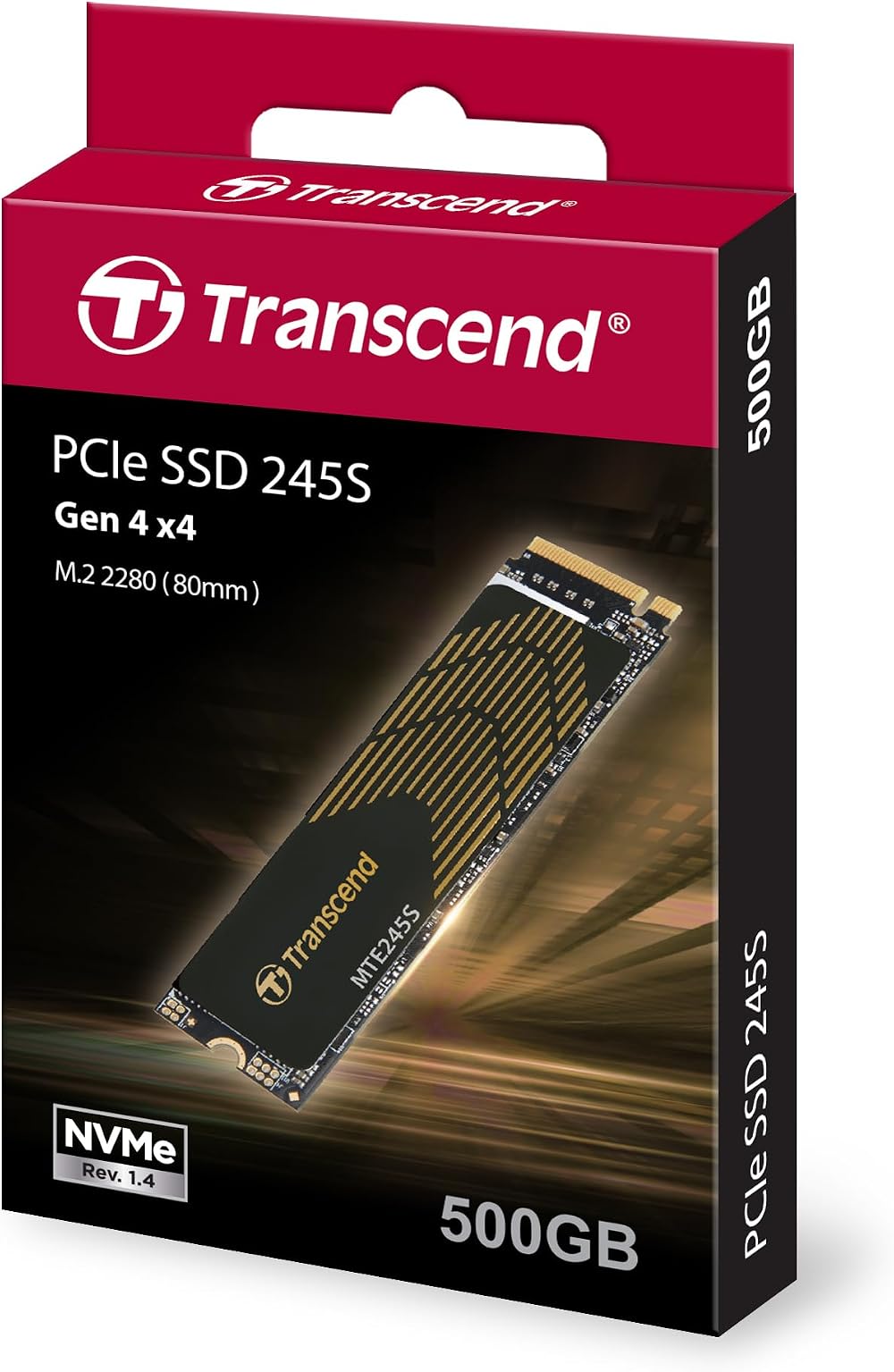 Transcend 500GB MTE245S M.2 NVMe PCIe Gen4 x4 SSD TS500GMTE245S-E
