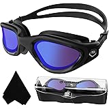 Polarized Swimming Goggles Swim Goggles Anti Fog Anti UV No Leakage Clear Vision for Men Women Adults Teenagers