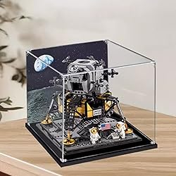 HAIWENFEIQI Acrylic Display Case for Lego Lunar
