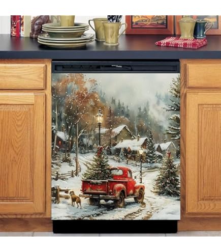 Pumpkins And Sunflowers Magnetic Dishwasher Cover Magnet Refrigerator Dishwasher Sticker Home Decorative Art Kitchen Panel Decal 23x26 Inch - View #10