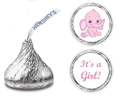 Amazon Com Rokapary 324 Pink Elephant Its A Girl Baby Shower Favors