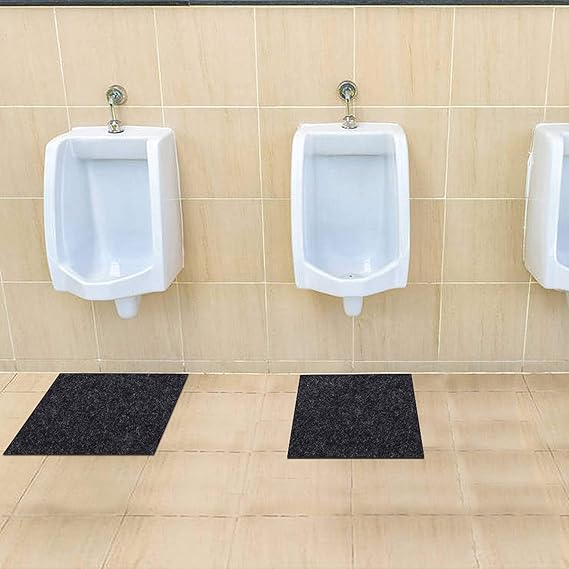 Urinal Mats，Bathroom Floor Protector, Urinal Floor Mats, Toilet Urinal