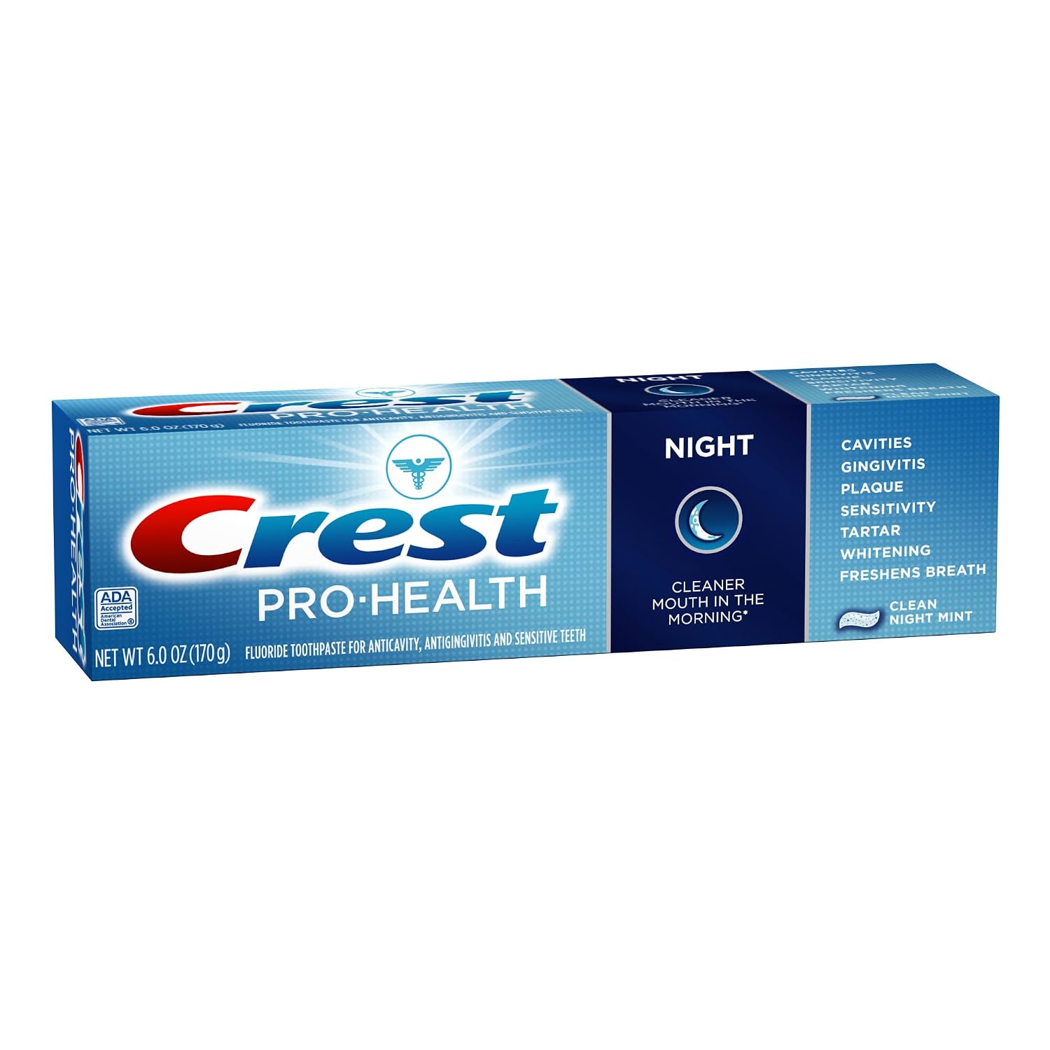 Crest Pro-health toothpaste - clean Night mint 6oz (037000125631)