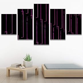 SIGNWIN 5 Panel Canvas Wall Art Modern Art...