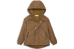 WELAKEN Fleece lined Jackets with Water-Resistance Frabic for Kid's & Toddler II Girl's Rain Jacket & coats
