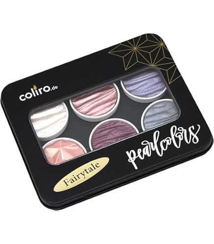 Amazon.com: Finetec F7003 Metal Paint Box, 6 Opaque Premium