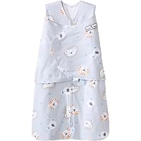 Konssy 2-Pack Baby Sleep Sack 0.7 TOG - 100% Muslin Cotton Wearable Blanket For Newborns 0-12 Months