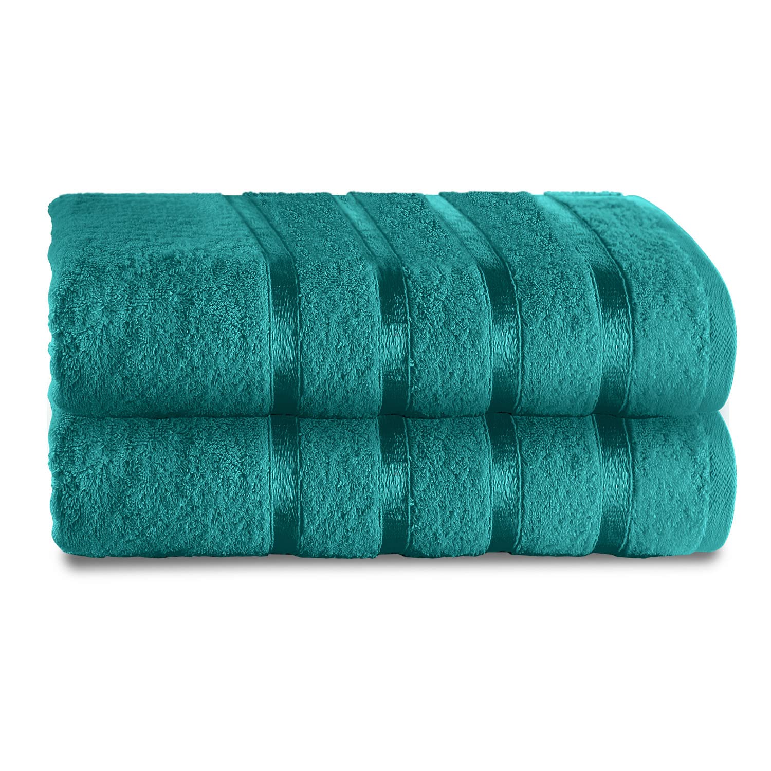 GC GAVENO CAVAILIA 500 GSM Luxury Bath Sheets, Extra Absorbent Premium Quality 2PK Large 100% Cotton Towels, Teal, 2PK