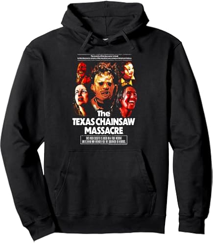 Amazon.com: Texas Chainsaw Massacre Sudadera con capucha