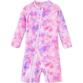 UMELOK Baby Girl Swimsuit Infant Rash Guard Swimwear UPF 50+ Sun Protection Bathing Suit