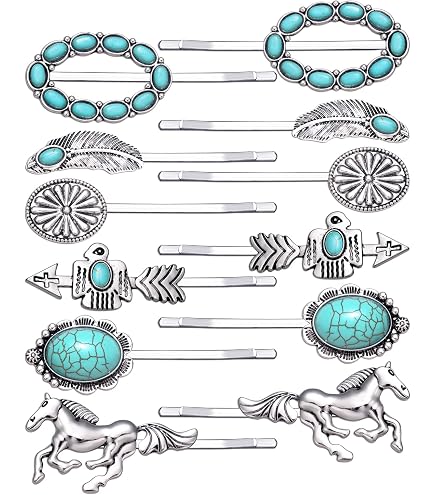Amazon.com: Baluue Clip Hair Accessory Turquoise  display picture 1