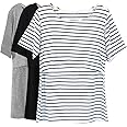 thumbnail image 2 of Women's Short Sleeve Maternity Nursing Tops Shirts For Breastfeeding 2 of 9