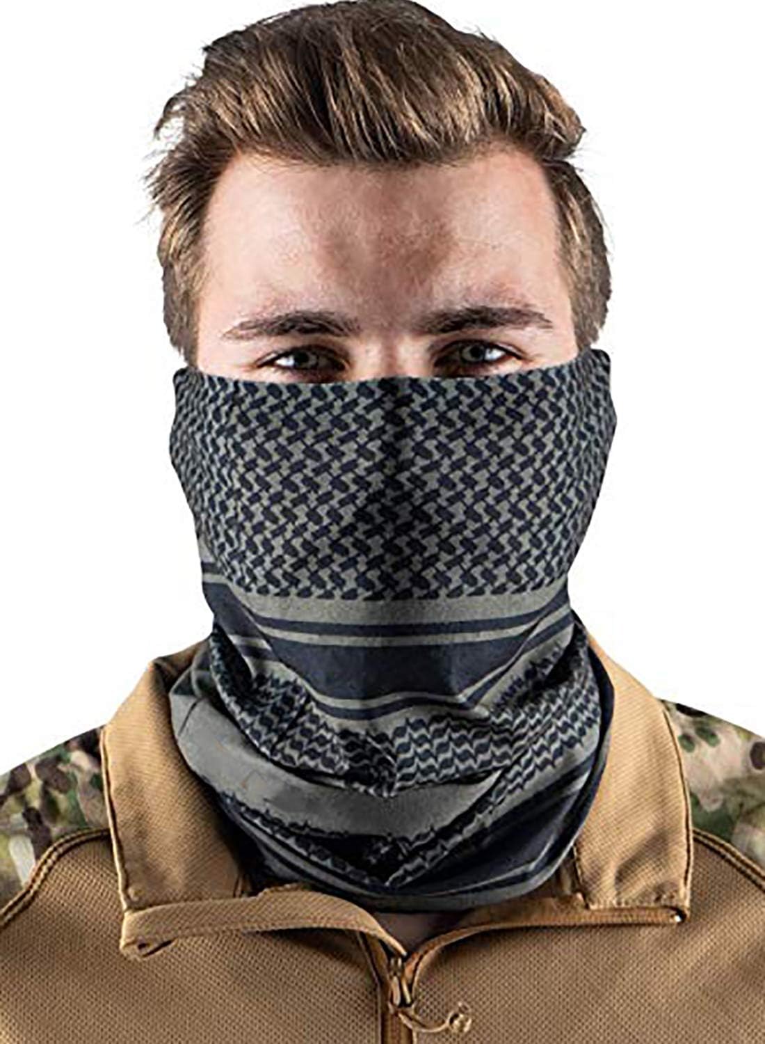 Paitluc Seamless Unisex Face Bandanas for Dust, Festivals, Outdoors, Sports Men Face Scarf