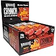 Warrior Crunch High Protein Bars | 20g Protein, Low Carb, Low Sugar, Keto Friendly | Delicious, Chewy, Crispy On The Go Snack | Box of 12 Bars (Maple Syrup)