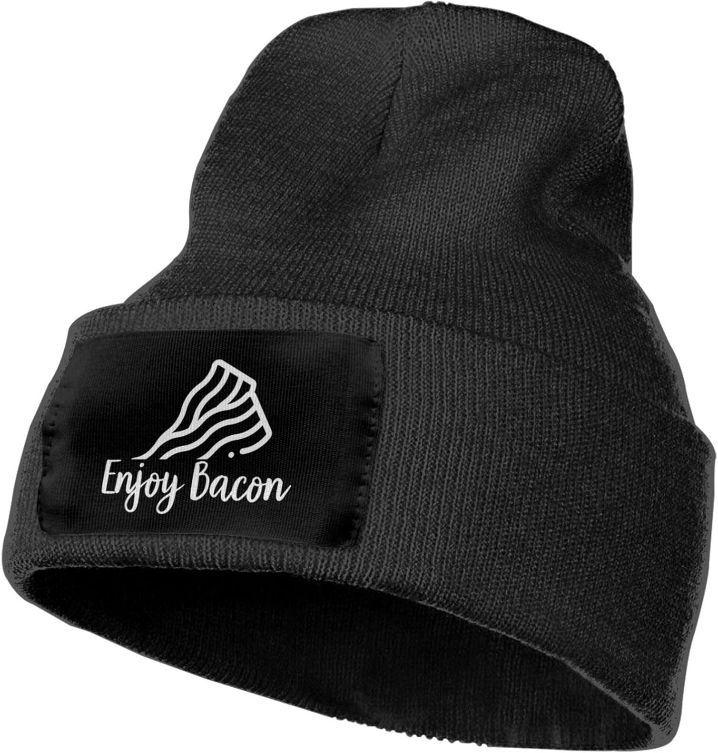 Enjoy Bacon Warm and Fashionable Winter Knit Hat Cap for