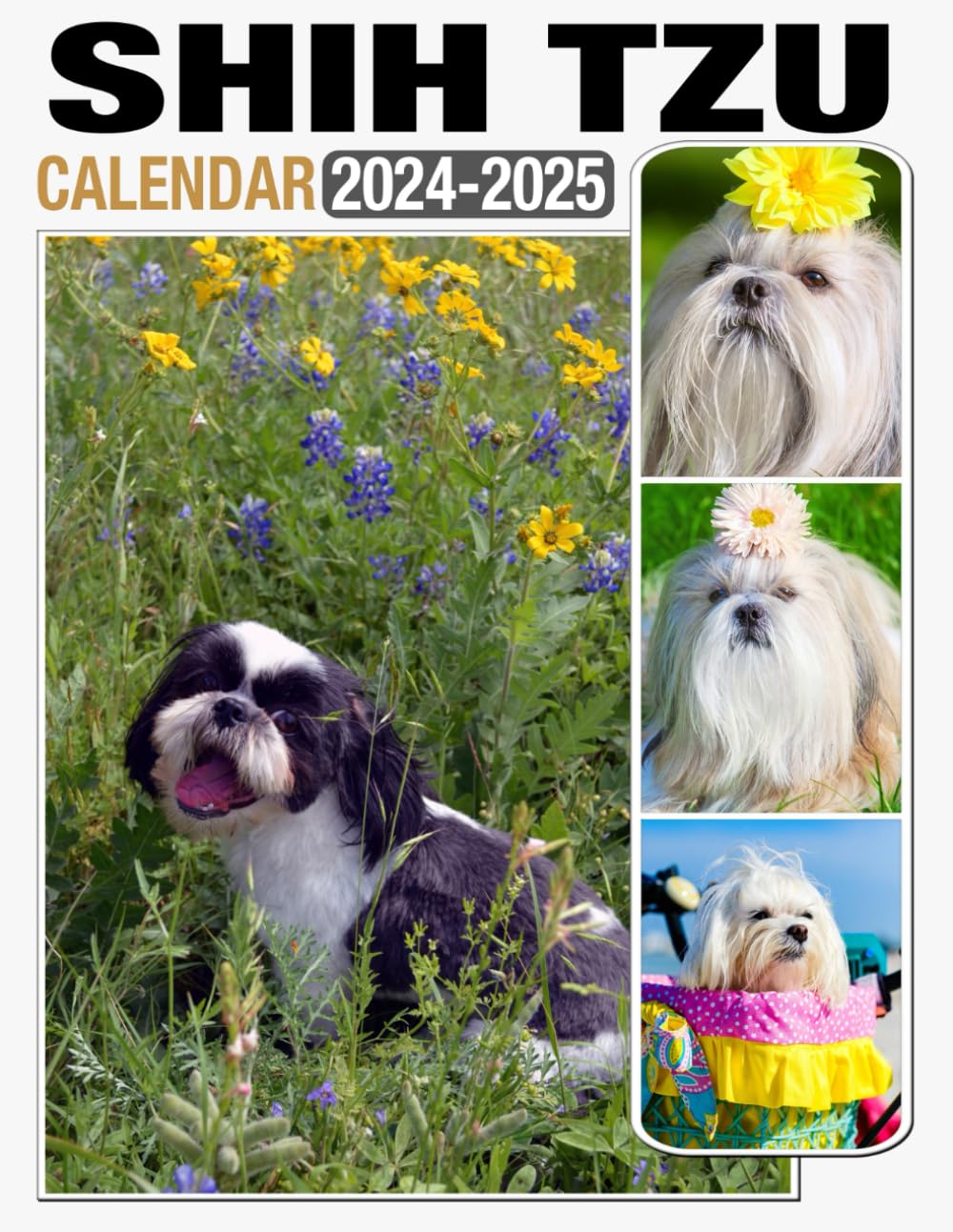 Shih Tzu Calendar 2024-2025: 24-Month Calendar Covering Jan 2024 to December 2025, US Holidays - Great Gift For Organizing & Planning