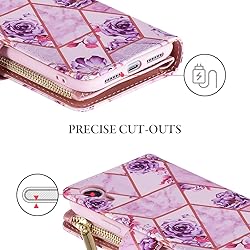 UEEBAI Wallet Case for iPhone XR, Premium Vintage