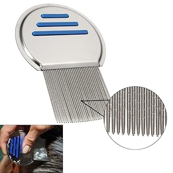 Ni Hao 1 Pc Of Lice Comb Nit Hair Rid Headlice Stainless Steel