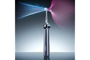 RANVOO AirJet II [Upgraded Jet Clean] Sonic Electric Toothbrush, 100% Plaque Removal, White for Adult Protect Gum Orthodontic Teeth Clean Rechargeable Gift with 3 Pro Brush Heads, Graphite Gray