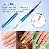 Beetles Gel Polish Nail Art Liner Brushes Set 5 Sizes 5/7/9/11/20mm 17.5cm view 4