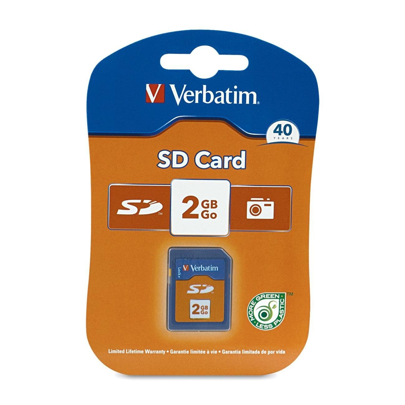 Verbatim Secure Digital (SD) Memory Card 2 GB