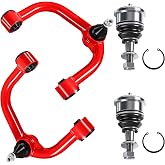 GPMMWPG Front Upper Control Arms for 2-4" Lift Compatible with Ford F150 2004-2022, Adjustable Tubular Arms w/Ball Joints Replaces for Factory Suspension Kit