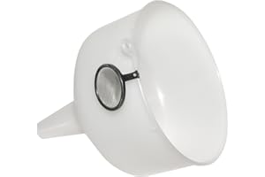 WirthCo 90090 Funnel King White Polyethylene Side Fill Funnel - 144 oz. Capacity