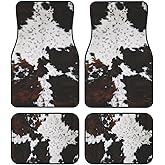 Car Floor Mats,Vehicle Front Rear Carpets Mats Universal Car Rugs,Car Accessories for Truck,Cowhide
