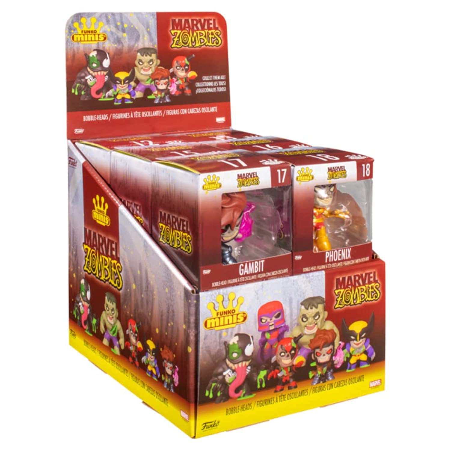 Funko Mini Vinyl Figures: Marvel Zombies - Phoenix - 1 Of 12 - (Various) - Collectable Vinyl Figure - Gift Idea - Official Merchandise - Toys for Kids & Adults - Comic Books Fans