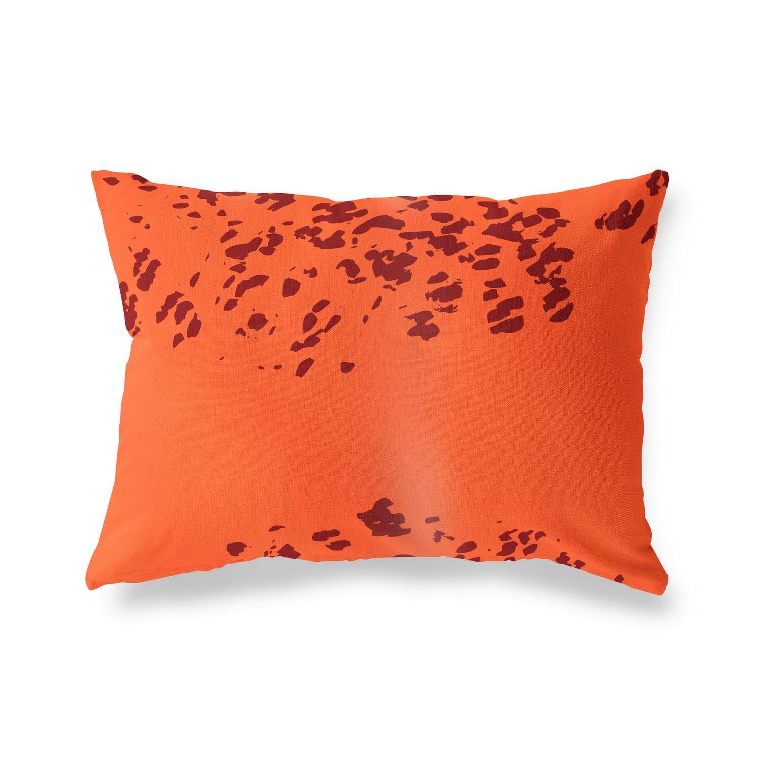 BonaMaison Decorative Cushion Cover, Orange Bordeux Throw Pillow Covers, Home Decorative Pillowcases for Livingroom, Sofa, Bedroom, Size: 45X60 Cm - Designed and Manufactured in Turkey