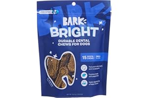 Barkbox Bright Durable Dental Chew Sticks for Dogs - Made for Tough Chewers, Small Breeds (15 Chews)