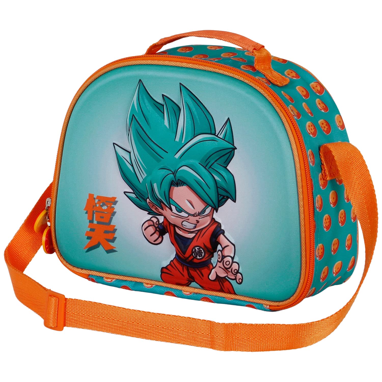 Dragon Ball Blue-3D Lunch Bag, Multicolour, 25.5 x 20 cm