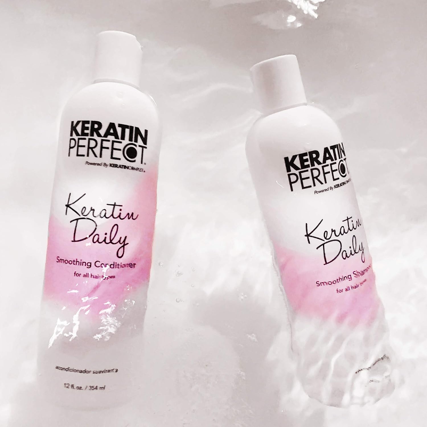 Keratin Perfect Daily Smoothing Shampoo, Salon Quality Product for Healthier Hair, Nourishing Extracts Protects Your Scalp - Image 3