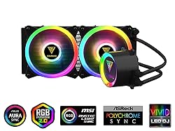 Gamdias CPU Liquid Cooler 240mm RGB for Gaming