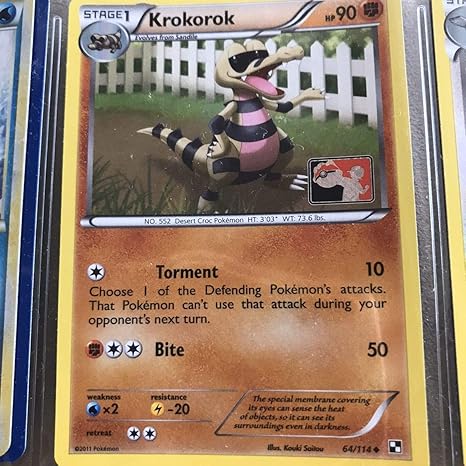 Amazon ワルビル ポケモンカード Krokorok 海外版 英語版 トレーディングカード ポケットモンスター トレカ English おもちゃ ホビー