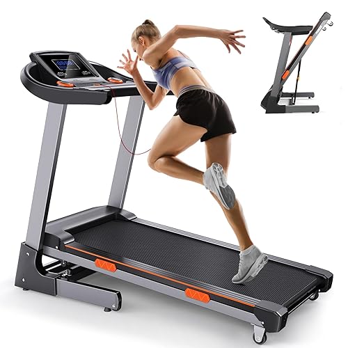Treadmill with Auto Incline, 350 lb Capacity, Wide