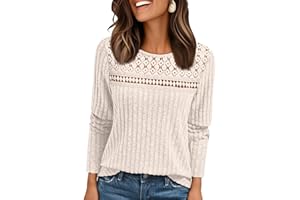 AUTOMET Womens Lace Long Sleeve Shirt Fall Top Fashion Dreesy Casual Tunic Sweaters Mesh Clothes Trendy Work Cute Outfits