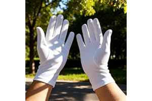 Cotton Hand Protection Gloves, Multipurpose White Hand Covers