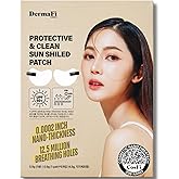 [DermaFi] Protective & Clean Sun UV Shield Patch Breathable and Transparent Patch (0.0002 inches nano-thickness) 1pair* 5pack, Korean Beauty (Adult)