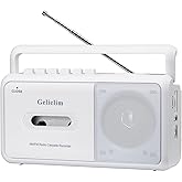 Gelielim Portable Cassette Player, Cassette Tape Player AM/FM Radio,Casette Tape Recorder with Earphone Jack, Cassette Boombox Battery Operated or AC Powered