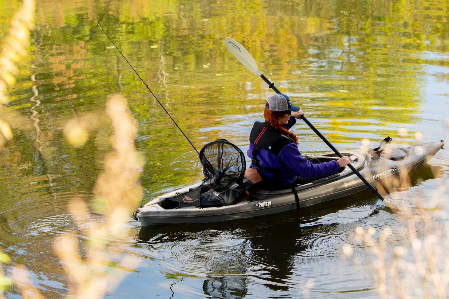 White 10 Feet Lightweight one Person Kayak Perfect for Fishing KYP10P20900 Grey