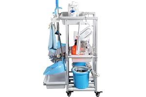 A Nice Little Cleaning Cart - Rolling Cleaning Cart for Efficient Organization of Cleaning Supplies