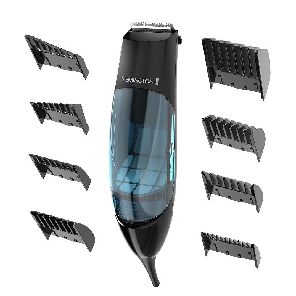 Vacuum Beard Trimmer, Hair Clippers for Men (18 pieces) aooty