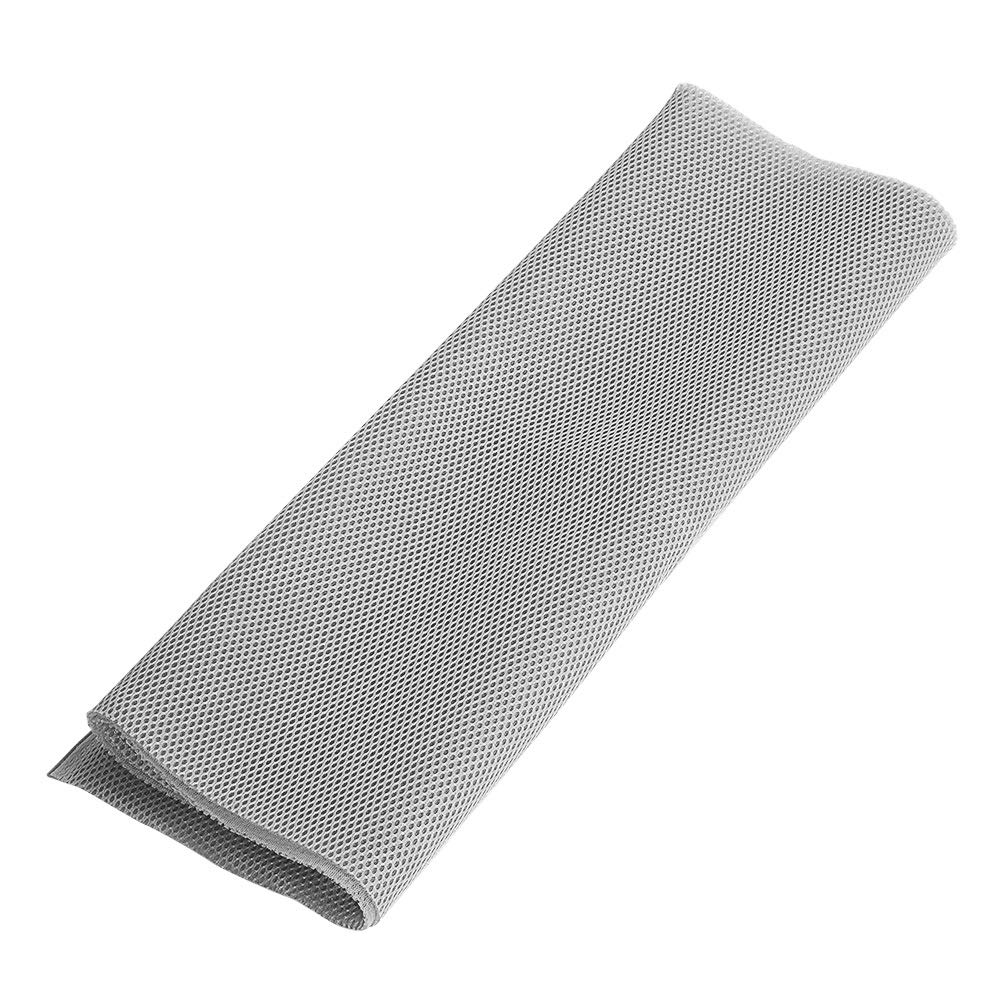 Nikou Speaker Fabric Grill Cloth, 1.4m X 0.5m Fabric Speaker Cloth Mesh Fabric Protective Dustproof Cloth Sheet Stereo Audio Speaker Grill Cloth(Gray)