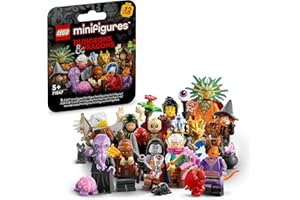 LEGO 71047 Dungeons & Dragons Collectible Minifigures - 1 Random Mystery Pack (12 Characters Total to Collect)