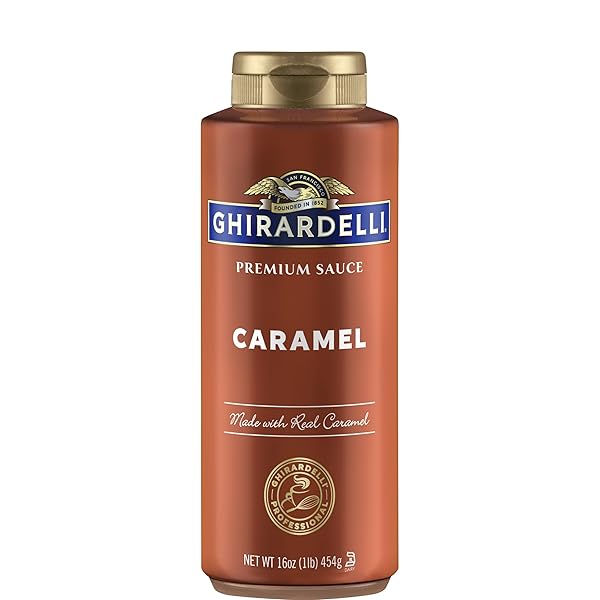 GHIRARDELLI CARAMEL SAUCE SQUEEZE BOTTLE, 16 OZ (PACK...
