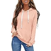 EasyGala Womens Casual Lightweight Hoodies Drawstring Long Sleeve Sweatshirt Loose Pullover Top Trendy Fall Clothes 2026