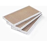 Cardboard Scratcher Pad Scratching Post:Smartbean 3PCS Cat Cardboard,Cat Scratch Pad,Cat Post,Double-Sided Design for Double 