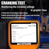 MOTOPOWER MP0515A 12V Battery Tester 100-2000 CCA Car Auto Cranking/Charging view 4