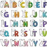 Giloaou 26PCS Alphabet Letter Cookie Cutters Set - Large 3 Inch Stainless Steel Dough Mold Tools for Baking, Perfect Baking Tool for Fondant, Biscuits, Fruit &amp; Holiday Decorations
